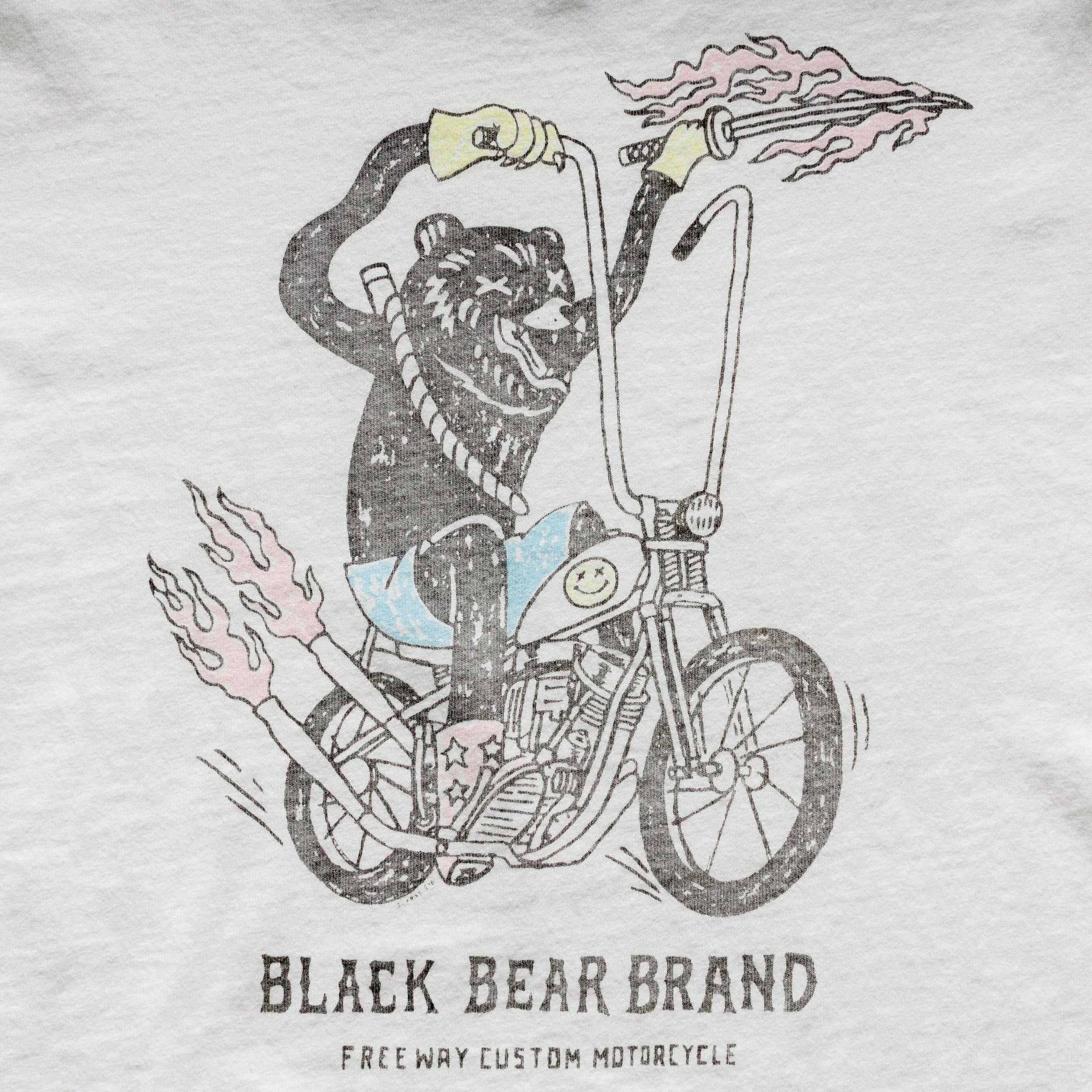Limited Edition Psycho Bear Ride Tee | Black Bear Brand — Black